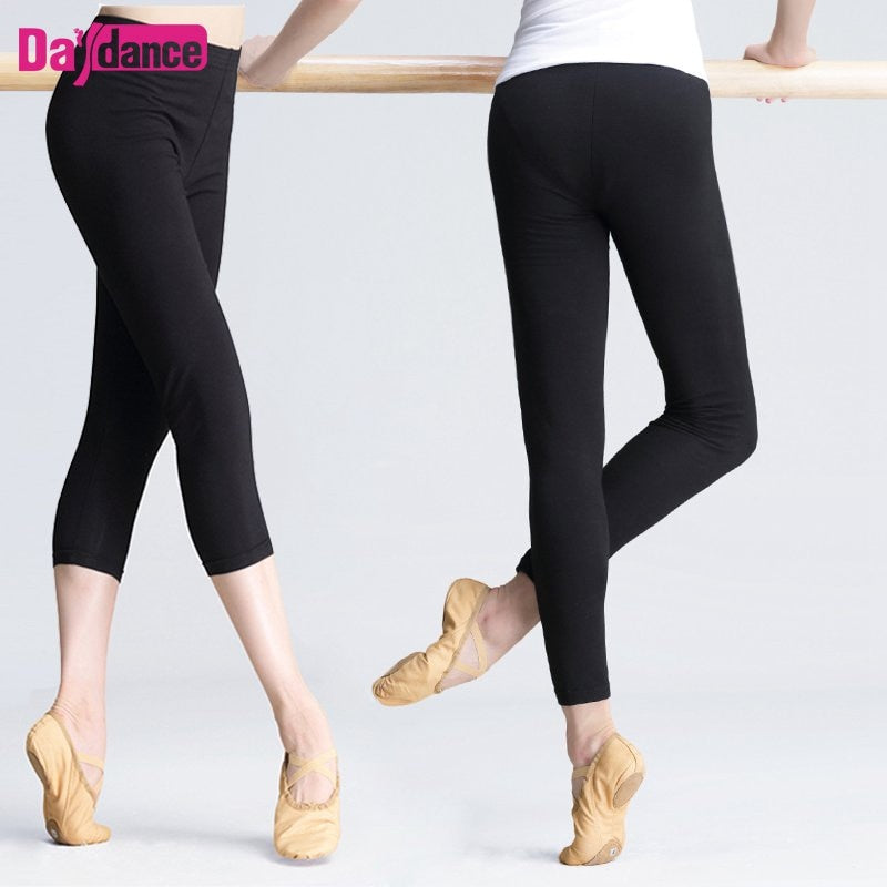 Pantalones de ballet de algodón para mujer Leggings Pantalones de gimnasia de baile Pantalones diarios de culturismo para bailarina