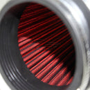 Universal Kits Auto car Race Sports Intake Air Filter Air Filter 3" 115 mm Red Cone Filter Cleaner Vent Crankcase