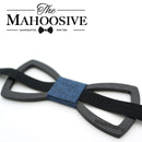 Mahoosive Wood Bow tie men Groom Marry Groomsmen Wedding Party Colorful Engraved Butterfly Cravats Mens wooden bow tie