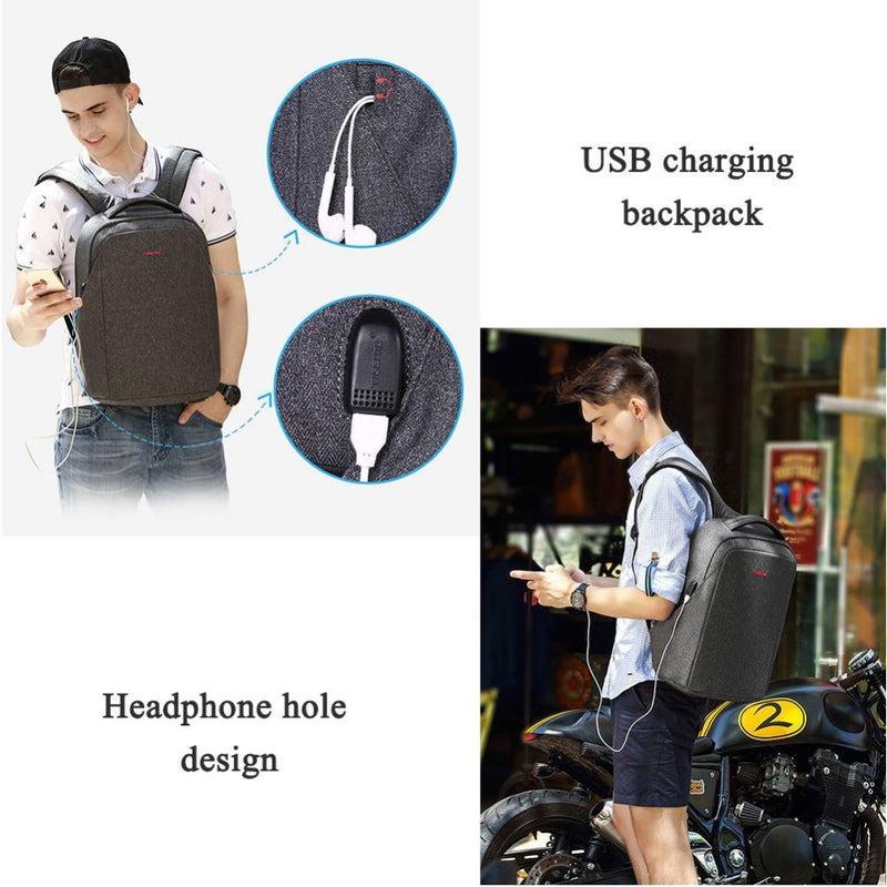 Tigernu men anti theft laptop backpack USB computer backpacks for women male bagpack school bag backpack for teens youth backbag