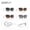 AOFLY BRAND DESIGN 2023 Trending Women Polarized CATEYE Sunglasses Ladies Sun glasses Driving Travel Eyewear Love Temple UV400