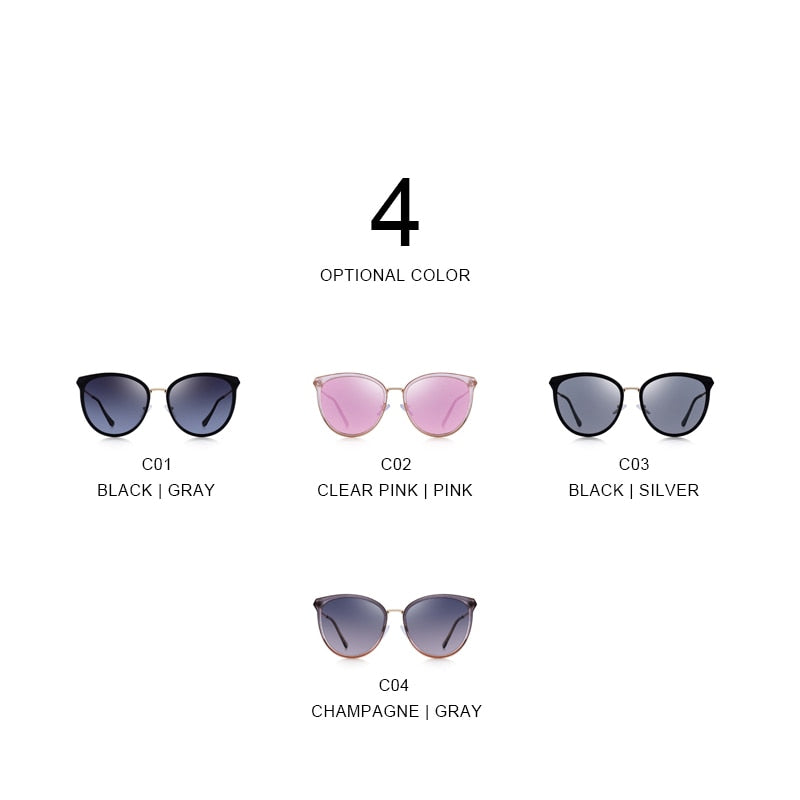 MERRYS DESIGN Women Fashion Cat Eye Polarized Sunglasses Ladies Luxury Brand Trending Sun glasses UV400 Protection S6305