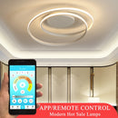 Hot Sale Modern LED Ceiling Lights For Living Room Bedroom Dining Room Luminaires White&amp;Black Ceiling Lamps Fixtures AC110V 220V