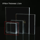 Square Solid Acrylic Display Stand Cabinet Shop Retail Jewellery Watch Art Counter Display Riser Block Clear Black Frosted White