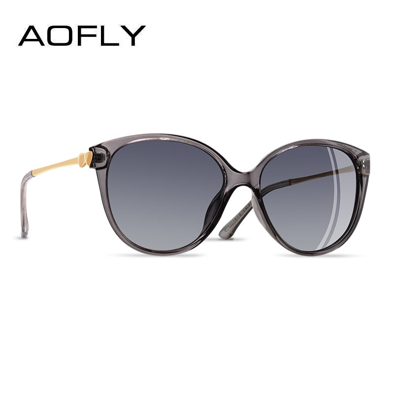 AOFLY BRAND DESIGN 2023 Trending Women Polarized CATEYE Sunglasses Ladies Sun glasses Driving Travel Eyewear Love Temple UV400