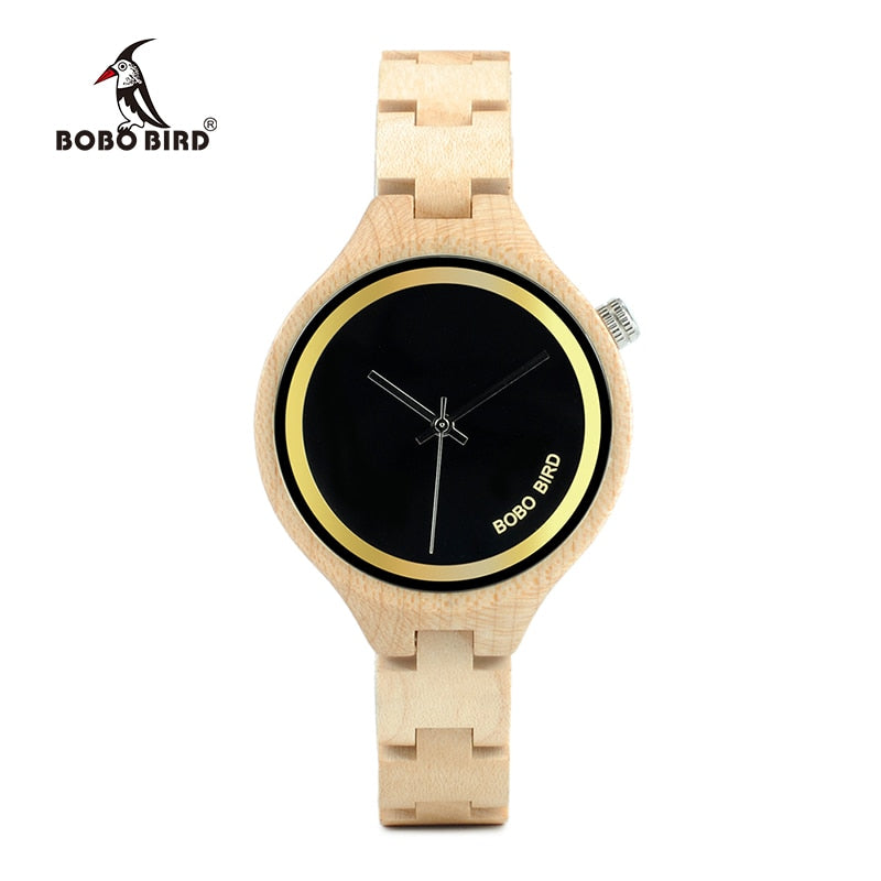 BOBO BIRD WP16 Wood Women Watch at 4 o&