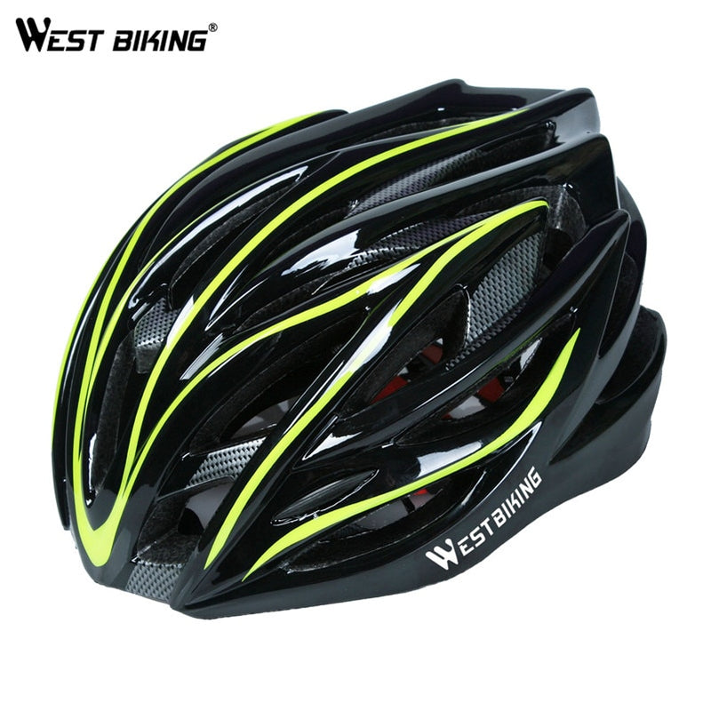 WEST BIKING Ultralight Integrally Molded Bicycle Helmet Mountain MTB Men Women Bike Helmet Bicycle Protection Cycling Equipment