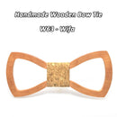 Mahoosive Wood Bow tie men Groom Marry Groomsmen Wedding Party Colorful Engraved Butterfly Cravats Mens wooden bow tie