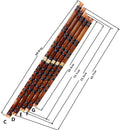 Flauta de bambú de alta calidad, instrumentos musicales de viento de madera profesionales, llave CDEFG, Flauta transversal Dizi china, 5 colores