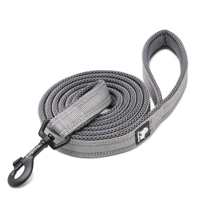 Truelove Soft mesh Nylon Dog Leash Double Trickness Running Reflective safe Walking Training Pet Dog Lead leash Stock 200cm hot