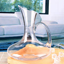 Decantador de vino tinto de Base plana Superior de 1900ML, vertedor de vino de cristal hecho a mano, jarra de agua Premium, pared gruesa