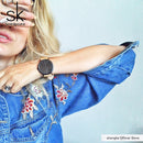 Shengke Brand New Fashion Simple Style Top Famous Luxury Brand Quartz Watch Women Leather Watches Reloj Mujer Zegarek Damski