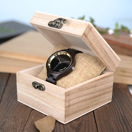 BOBO BIRD WP16 Wood Women Watch at 4 o&