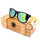 BOBO BIRD Quadratische Vintage-Sonnenbrille für Herren Damen Holz Sonnenbrille 2022 Retro Polarisierte Brille lunette de soleil femme