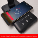 Flexible Tischlampe LED Schreibtischlampe Augenschutz Buchlicht Qi Wireless Charging für Mobiltelefone 5-stufige Helligkeit und Farbe