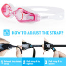 COPOZZ Myopia Swimming Goggles Men Women Adult 0 -1.5 to -8 Double Anti fog UV Protecion Swimming Glasses Pro Diopter Zwembril