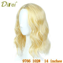 DIFEI 14" Short Curly Synthetic Hair Women Lady Daily Costume Cosplay Wig Natural Black High Temperature Fiber