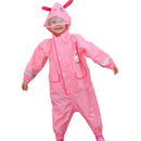 2-4 Years Children Fashionable Waterproof Jumpsuit Raincoat Hooded Cartoon Dinosaur Kids One-Piece Rain Coat Baby Tour Rain Gear