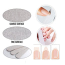 50 Uds. Limas de uñas de marca 100/180 pulidor de manicura pulidor profesional lijado media luna salón Nail Art Lima herramientas belleza al por mayor