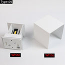 6W/10W LED Wall Lamp Indoor Bedroom Decoration Wall Light Outdoor Garden Lamp Waterproof IP65 Aluminum Brushed Gold/Silver/Brown