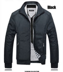 Autumn winter Men Jacket Windbreaker Male Overcoat Casual Solid color Jacket Slim Fit Men Windproof Jacket Coat size 6XL 7XL 8XL