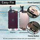 For iPhone 6 LCD Full set Assembly Complete Touch For iPhone 6S Screen Replacement Display For iphone 7 lcd camera+home button