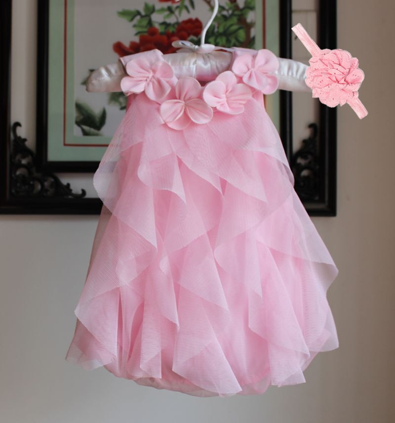 Flowers Kids Girls Dress Toddler Infant Party Summer Chiffon Dresses Princess Baby Clothing 2 Years