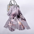 [BYSIFA] New Luxury Pure Silk Scarf Shawl Women Spring Autumn Long Scarves Ladies Brand 100% Silk Neck Scarf Foulard 175*52cm