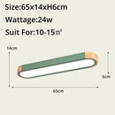 New Remote Control Minimalist Ceiling Lights Wooden Decorative Ceiling Lamps Panels For Living Room Bedroom Corridor Luminaire