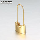 ENFASHION Wholesale Lock Drop Earrings For Women Gold Color Stainless Steel Dangle Earings Fashion Jewelry Gifts Brinco E5282