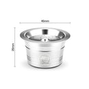 For Caffitaly Tchibo Cafissimo ALDI Expressi Refillable K-fee Coffee Capsule Pod Filters Stainless Steel Cafeteira Tamper Spoon