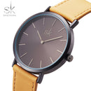 Shengke Brand New Fashion Simple Style Top Famous Luxury Brand Quartz Watch Women Leather Watches Reloj Mujer Zegarek Damski