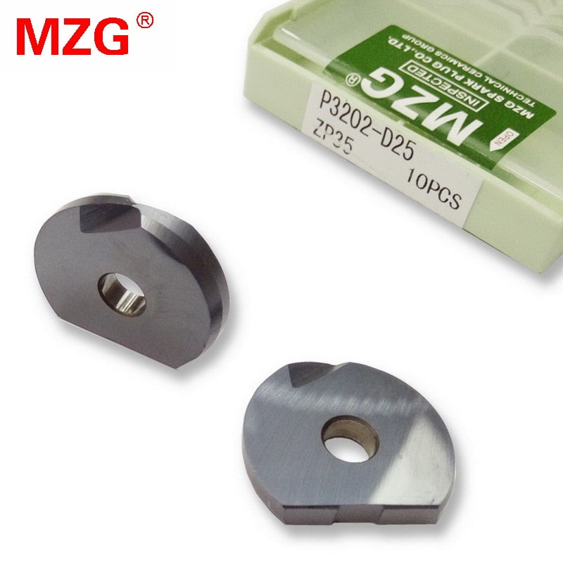 MZG P3202-D10 (R5) D16 (R8) ZP35 Insertos de carburo Procesamiento de acero Corte de alimentación rápida Mecanizado de fresas