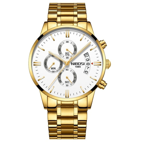 NIBOSI 2022 NewMen Watch Top Brand Relojes de moda Relogio Masculino Militar Relojes de pulsera de cuarzo Reloj caliente Deportes masculinos
