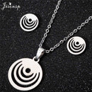 Jisensp Ecg Heartbeat collar amor corazón collares colgantes para mujeres oro Acero inoxidable joyería pendientes Doctor Accesorios