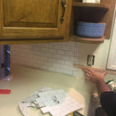 Home Decor Subway Off White Self Adhesive Wallpaper 3D Peel and Stick Wall Tiles for Kitchen and Bathroom Backsplash