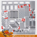 MOC piezas técnicas ladrillos Pin Liftarm Studless Beam eje conector Panel engranaje coche Robot juguete Mindstorms bloques de construcción conjunto a granel