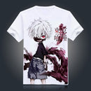 Tokyo Ghoul T-shirt New Japan Anime Ken Kaneki Cosplay Costume Comfortable Breathable Milk Fiber T Shirt For Men Women Tops Tees
