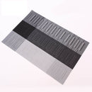 WHQ, 4 Uds., manteles individuales de 40x30cm de PVC, tapete para mesa de comedor, almohadillas para cuencos de disco, posavasos, mantel impermeable, almohadilla antideslizante moderna