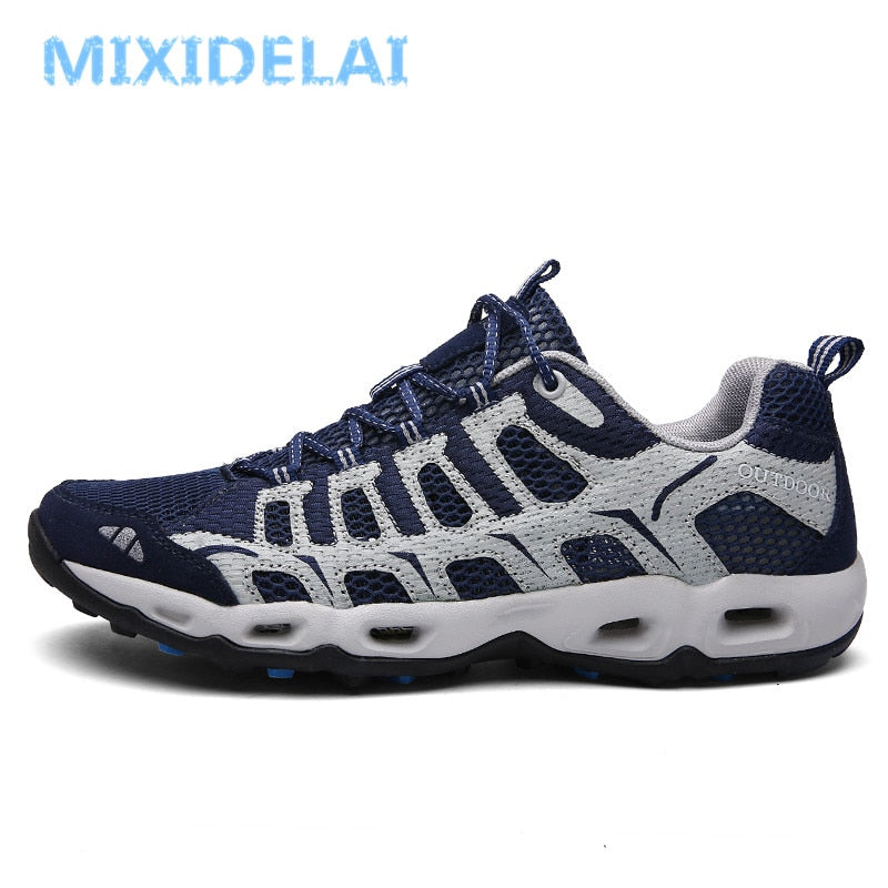 MIXIDELAI, nuevas zapatillas de deporte de verano para hombre, zapatos de moda de primavera para exteriores, zapatos informales para hombre, zapatos cómodos de malla para hombre, talla 39-46