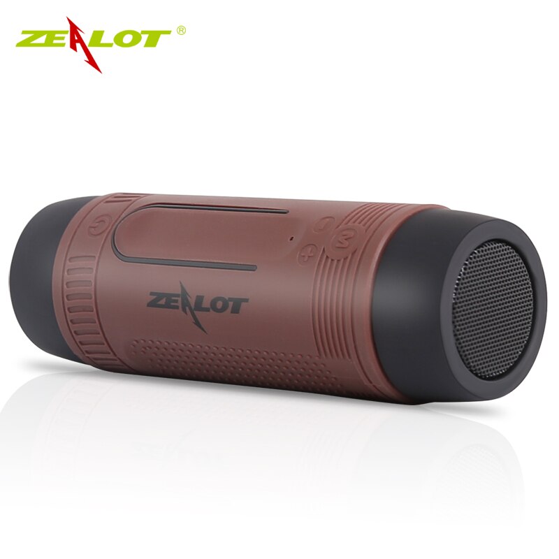 Zealot S1 Altavoz Bluetooth Altavoz para bicicleta al aire libre Altavoz inalámbrico portátil a prueba de agua Soporte para tarjeta TF + Linterna + Soporte para bicicleta