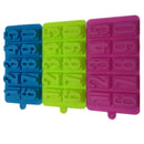 Molde de silicona con números para Chocolate y galletas, forma Digital 3D fría, Fondant, pastel, gelatina, dulces, pasteles, herramientas de decoración DIY, 1 ud.