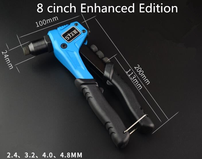 Herramienta de remache Pop para trabajo en madera de Metal, Kit de herramientas de reparación de pistola remachadora, herramienta manual resistente