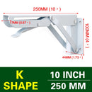 NAIERDI, 2 uds., soporte de ángulo plegable, estante triangular de 8-20 pulgadas, soporte pesado, banco ajustable montado en la pared, ferretería para muebles