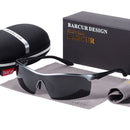 BARCUR Sports Eyewear Aluminium Sunglasses Men Polarized Sun glasses Women glasses Anti-Reflective shades oculos de sol feminino