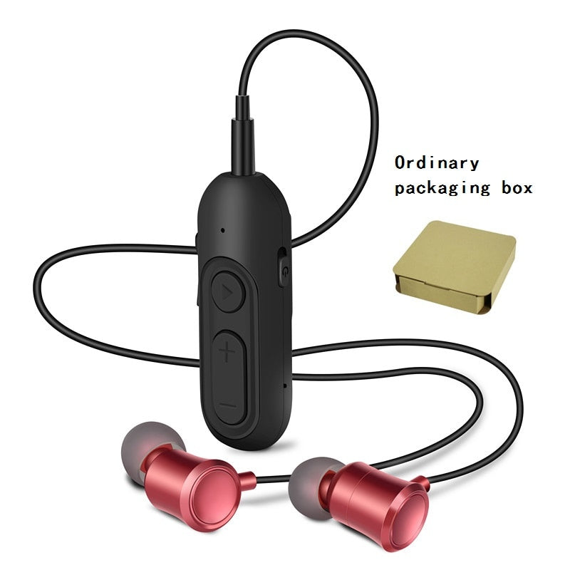 Sport Büro Lavalier Kabelloser In-Ear-Kopfhörer Tragbarer Freisprech-Anruf-Kopfhörer HiFi HD-Musik Bass-Stereo-Bluetooth-Kopfhörer
