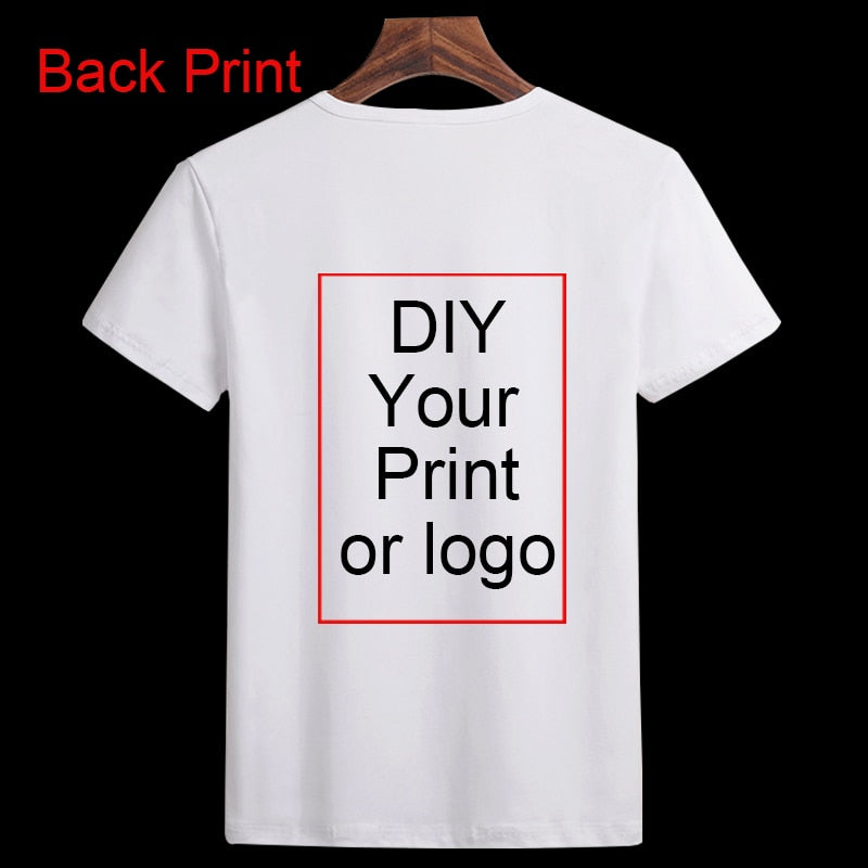 Camiseta con estampado personalizado para hombre y mujer, camiseta con logotipo de foto DIY, camiseta de marca, ropa para hombre y niño, camiseta informal para bebé y niño