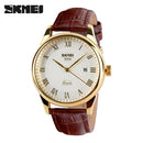 2020 SKMEI brand watches men quartz business fashion casual watch full steel date women lover couple 30m waterproof wristwatches