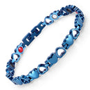 Rainso Fashion Stainless Steel Bracelet For Women With Magnet Energy Bio Health Care Jewerly Bracelet viking Lovers Hand Chain