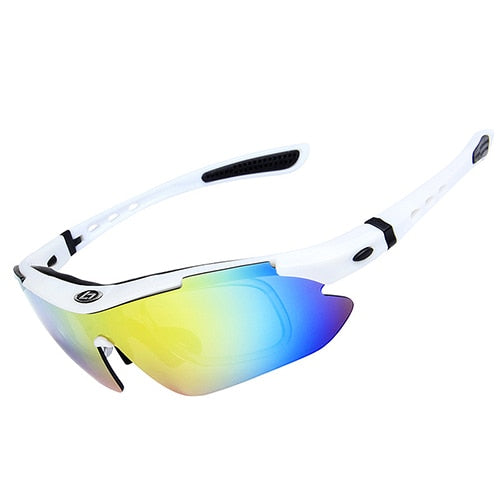 OBAOLAY Polarized UV400 Cycling Sunglasses Bicycle Bike Eyewear Goggle Riding Outdoor Sports Fishing Glasses 5 Lens